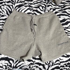 Essentials Heather Gray Lounge Shorts